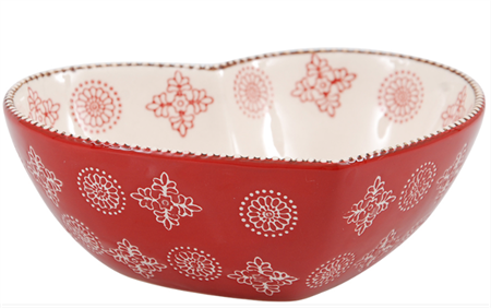 Hjärtskål röd merry S från Miljögården